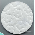 Organic beauty facial makeup cotton pads with pattern